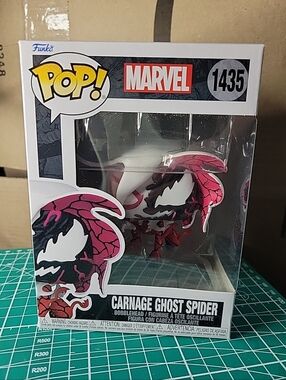 Funko Pop! Vinyl Figure Marvel Carnage Ghost Spider #1435 Ships With Protector